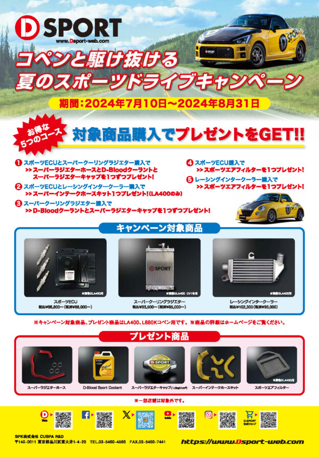 D-SPORT ディースポーツ MCB モーションコントロールビーム